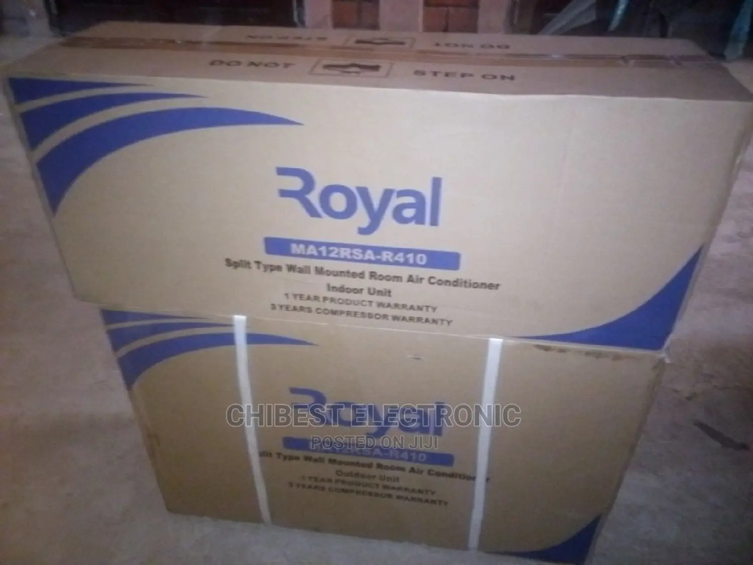 Split Type Royal Air Conditioner 1hp Brand New