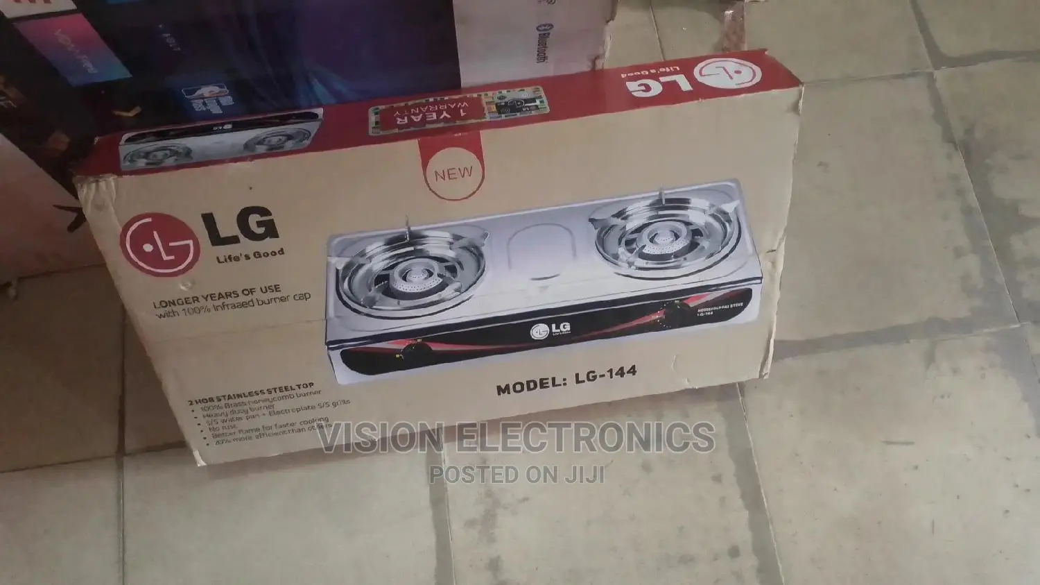 LG 2burner Table Gas Cooker