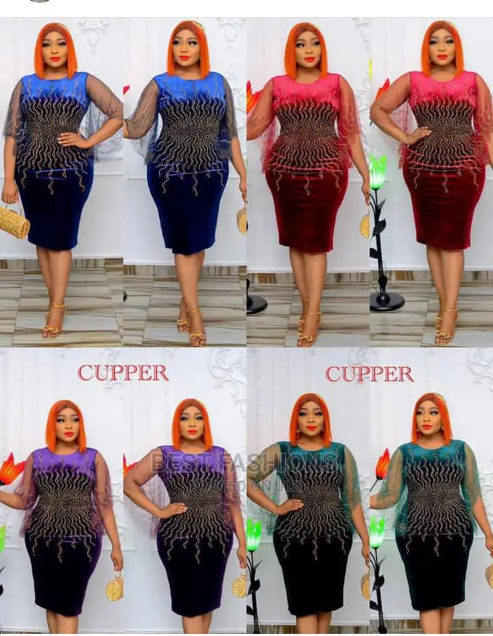 Quality Ladies Short Dinner Gown