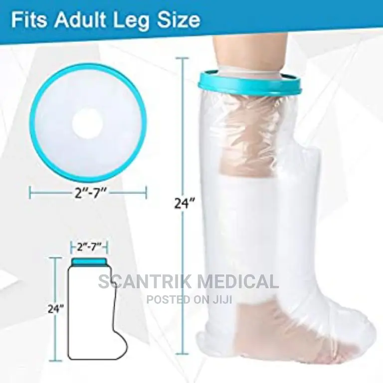 Bandage Cast Leg Protector Adult Shower Bath