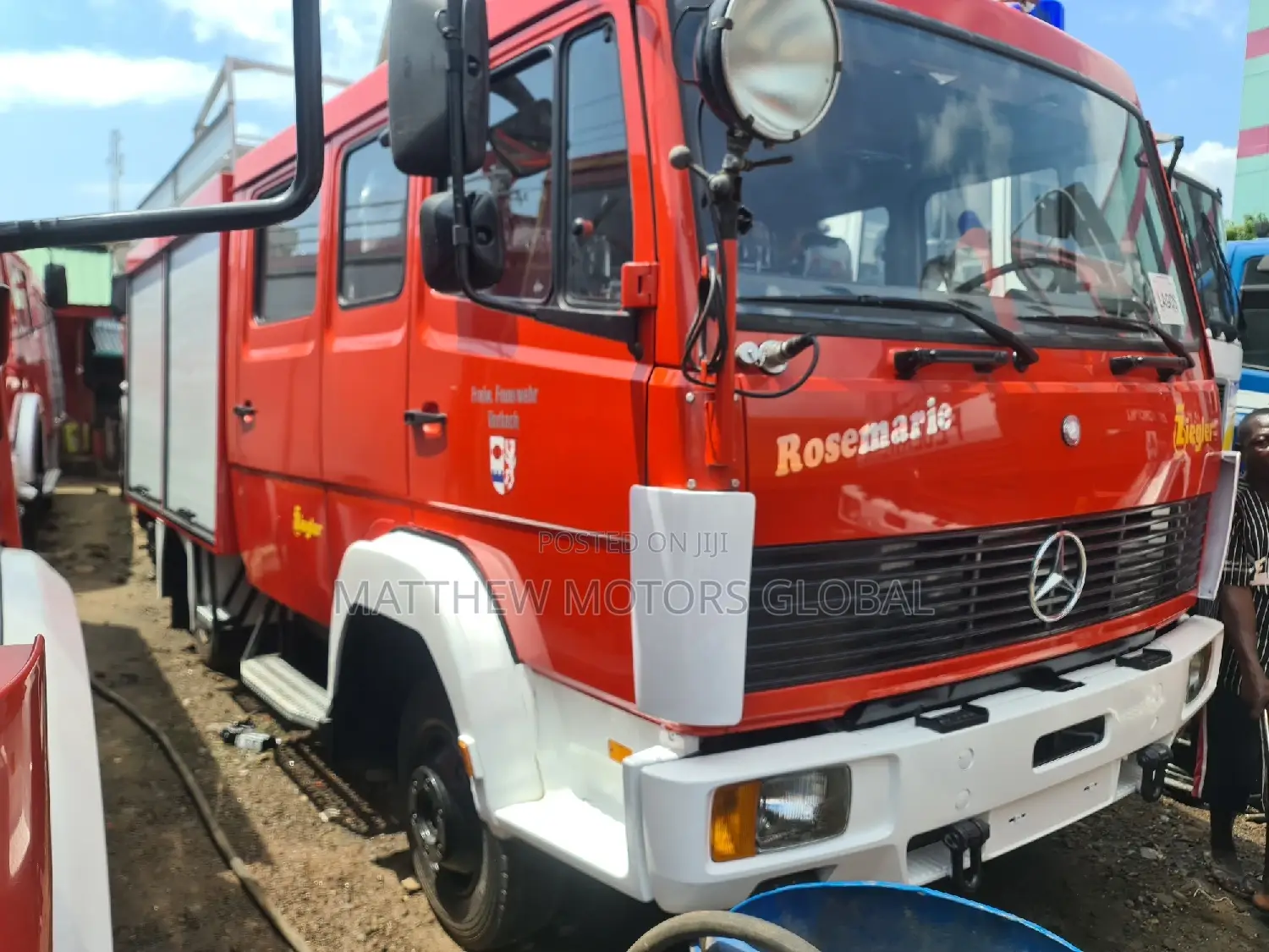 Sparkling Clean Mercedes-Benz Fire Service Truck