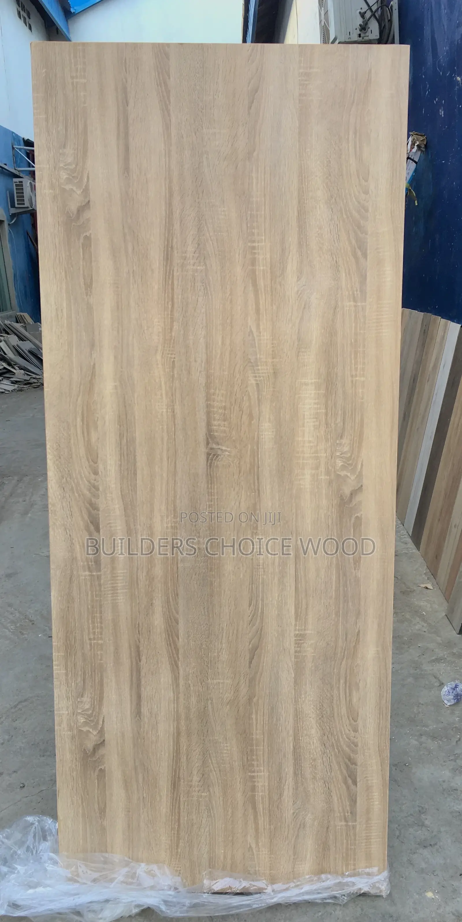 Plain Beige HDF Wooden Door