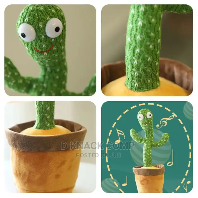 Dancing Cactus Plush Toy,Sing Dance and Learn to Speak