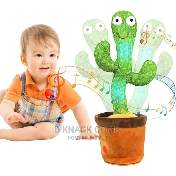 Dancing Cactus Plush Toy,Sing Dance and Learn to Speak