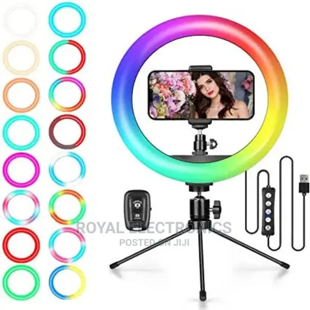 RGB LED Ring Light With 12′′ With Stand