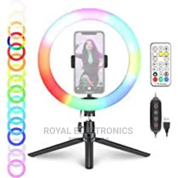 Latest RGB LED Ring Light With 12′′ With Stand