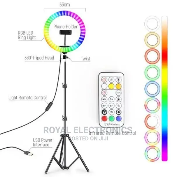 Newly Made RGB LED Ring Light With 12′′ With Stand