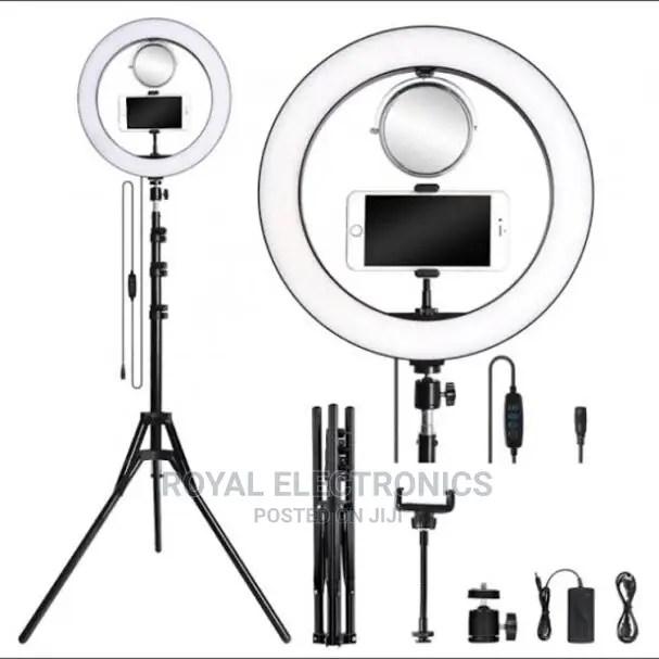 Generic Ring Light(Ordinary) 14 Inches With Mirrow and Stand
