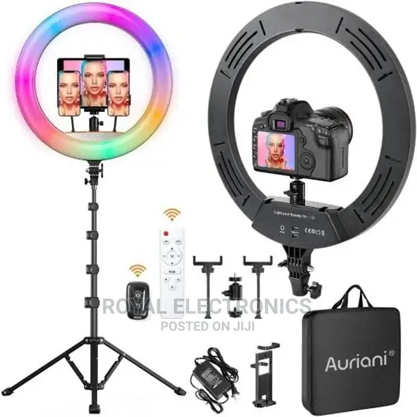 14" Inches RGB Led Ring Light With Tripod Stand