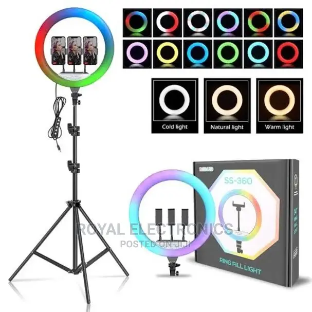 Just Released 14" Inches RGB Led Ringlight With Tripod Stand