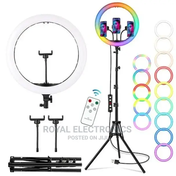 Standard 16 Inch Ring Light(Ordinary) With Tripod Stand