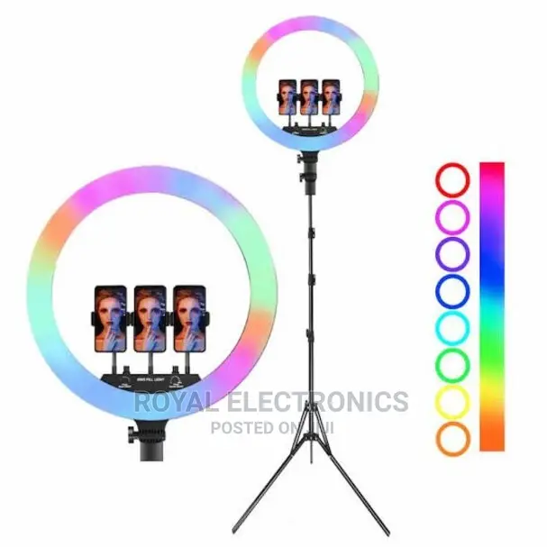Brand New RGB 18-Inches Led Ring Light With Free Tripodstand