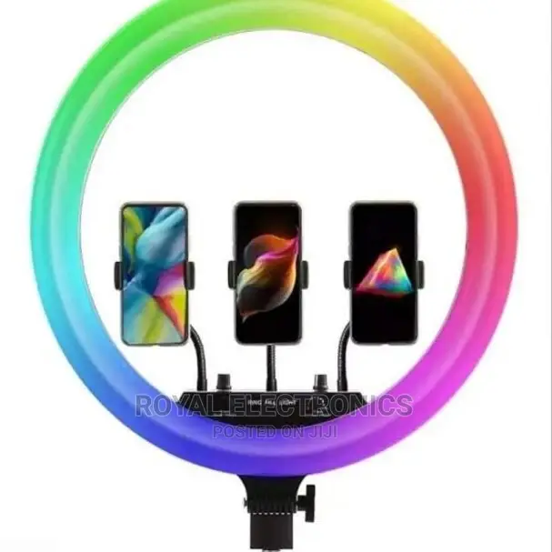 Original RGB 18-Inches Led Ring Light With Free Tripod Stand