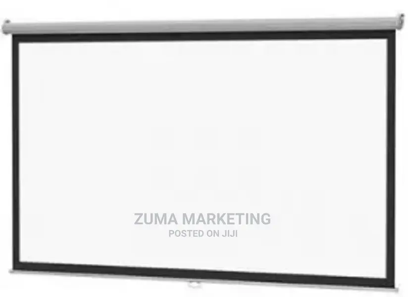72 by 72 Electric Projector Screen