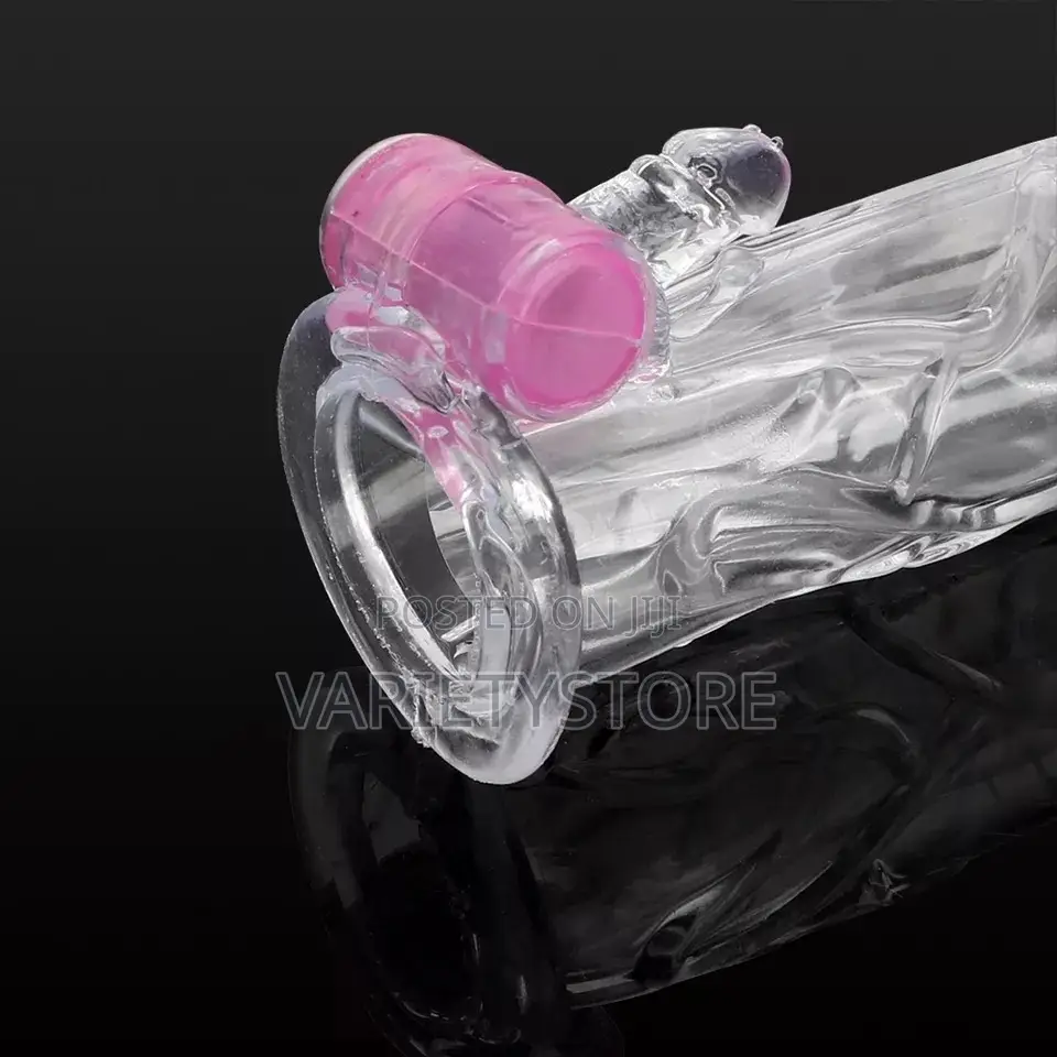 Penis Sleeve Vibrator Reusable Condom Delayed Ejaculation