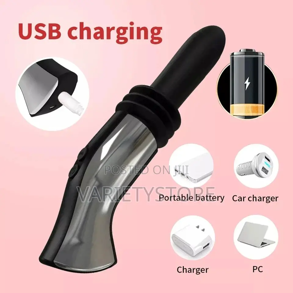 Powerful Telescopic Dildo Vibration Gun Sex Toys