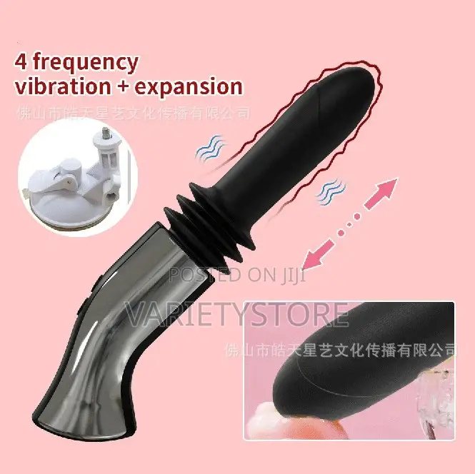Powerful Telescopic Dildo Vibration Gun Sex Toys