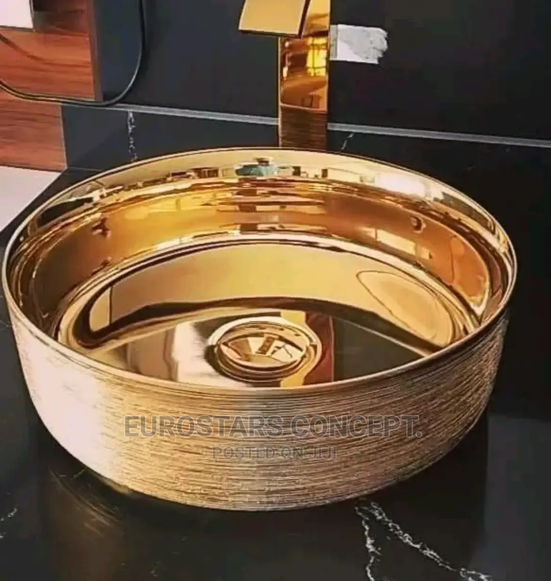 Gold Wash Hand Basin