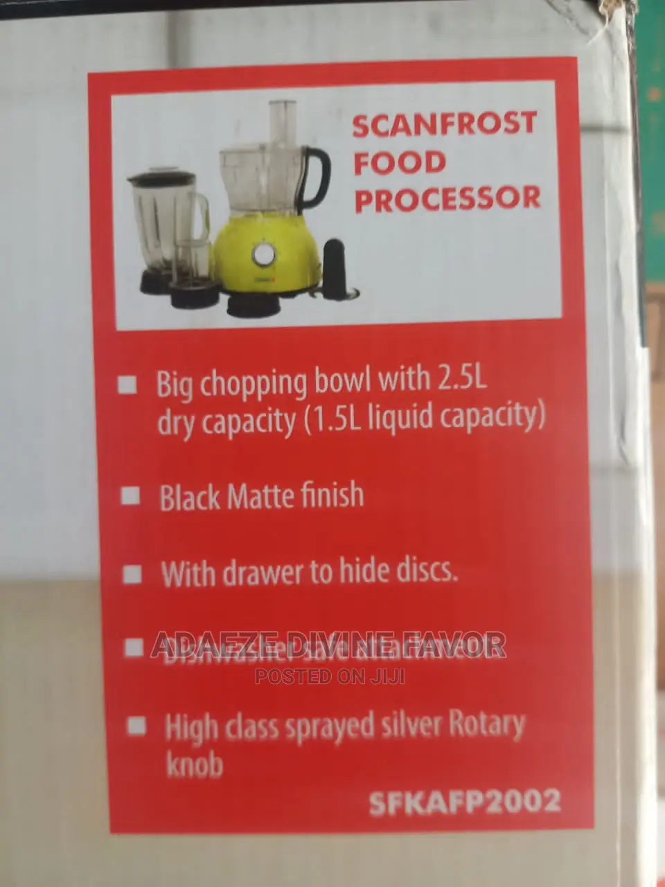 Scanfrost Kitchen Food Processor SFKAFP2002
