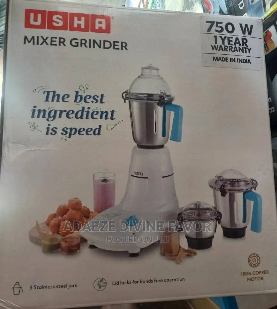 Usha Mixer Grinder 750W With 1year Warranty
