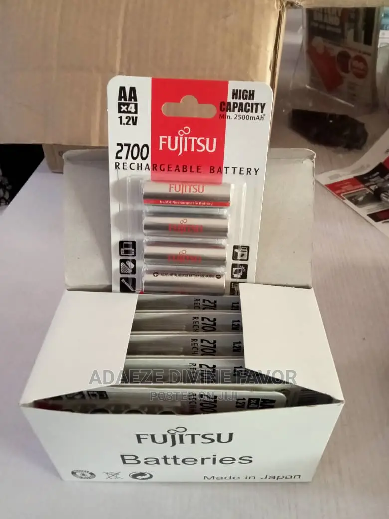High Capacity 2500mah Aax4 1.2v Rechargeable Batteries