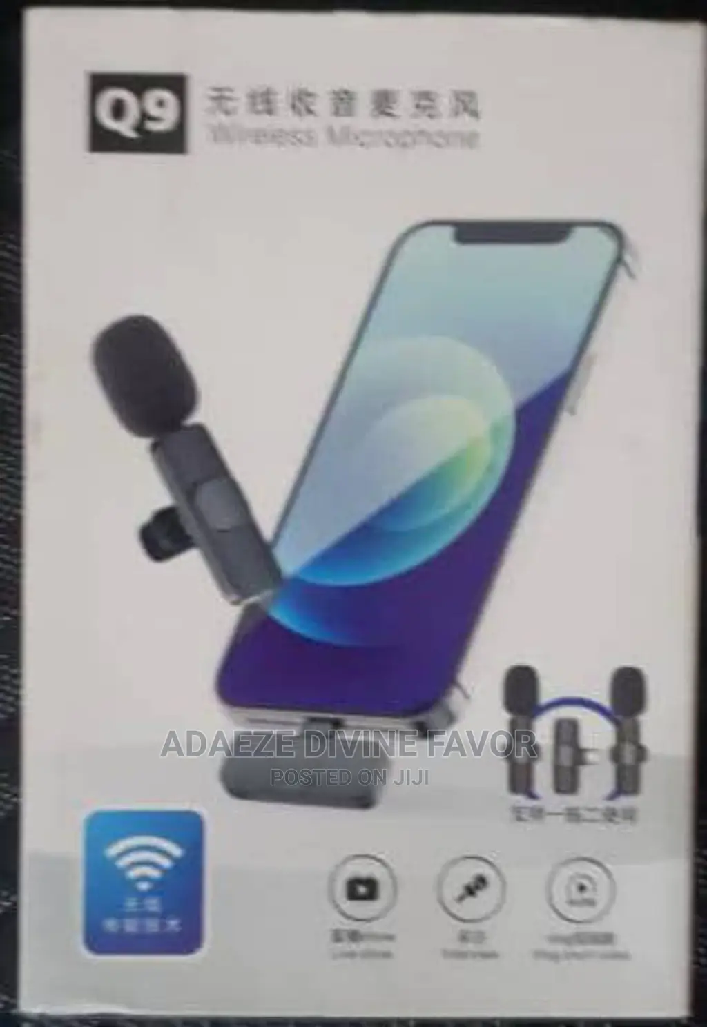 Q9 Wireless Double Microphone