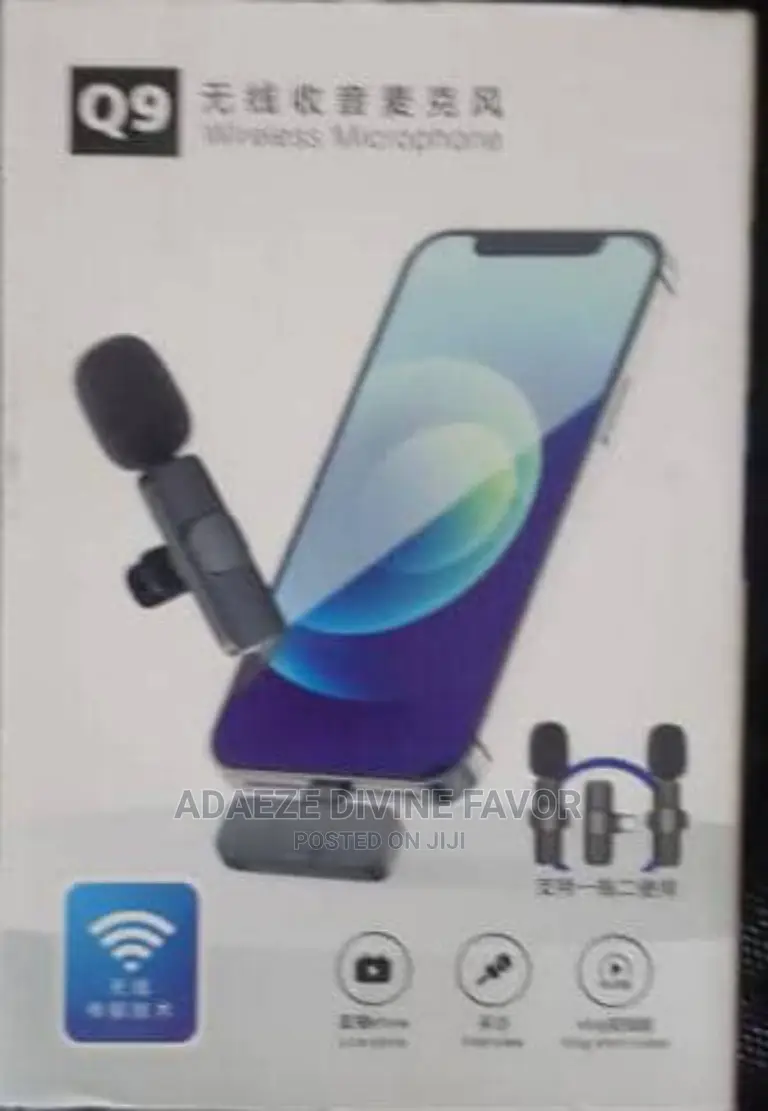 Q9 Single Wireless Mic for Smartphones