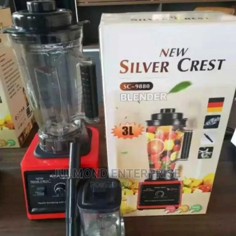 Silver Crest 10,000W (4liters Jar) Blender With Two Cups