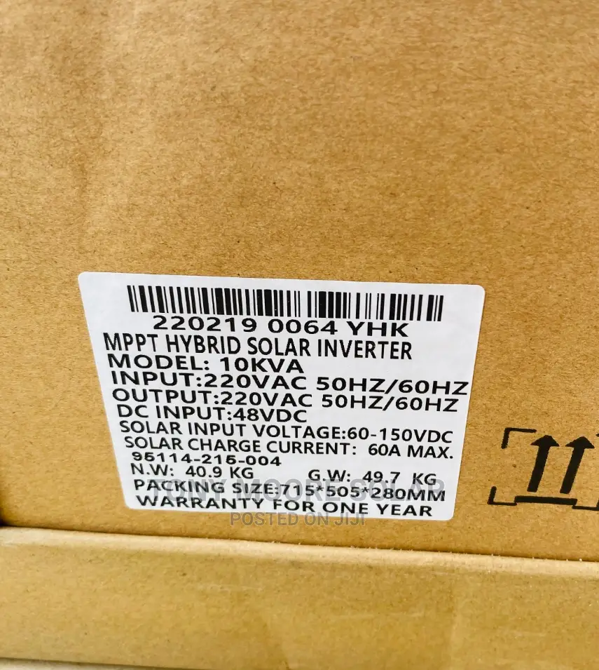 10kva 48v Yohako Hybrid Inverter With Mppt Charge Controller