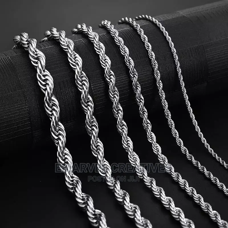 Twisted Necklace Non Tarnish Chain