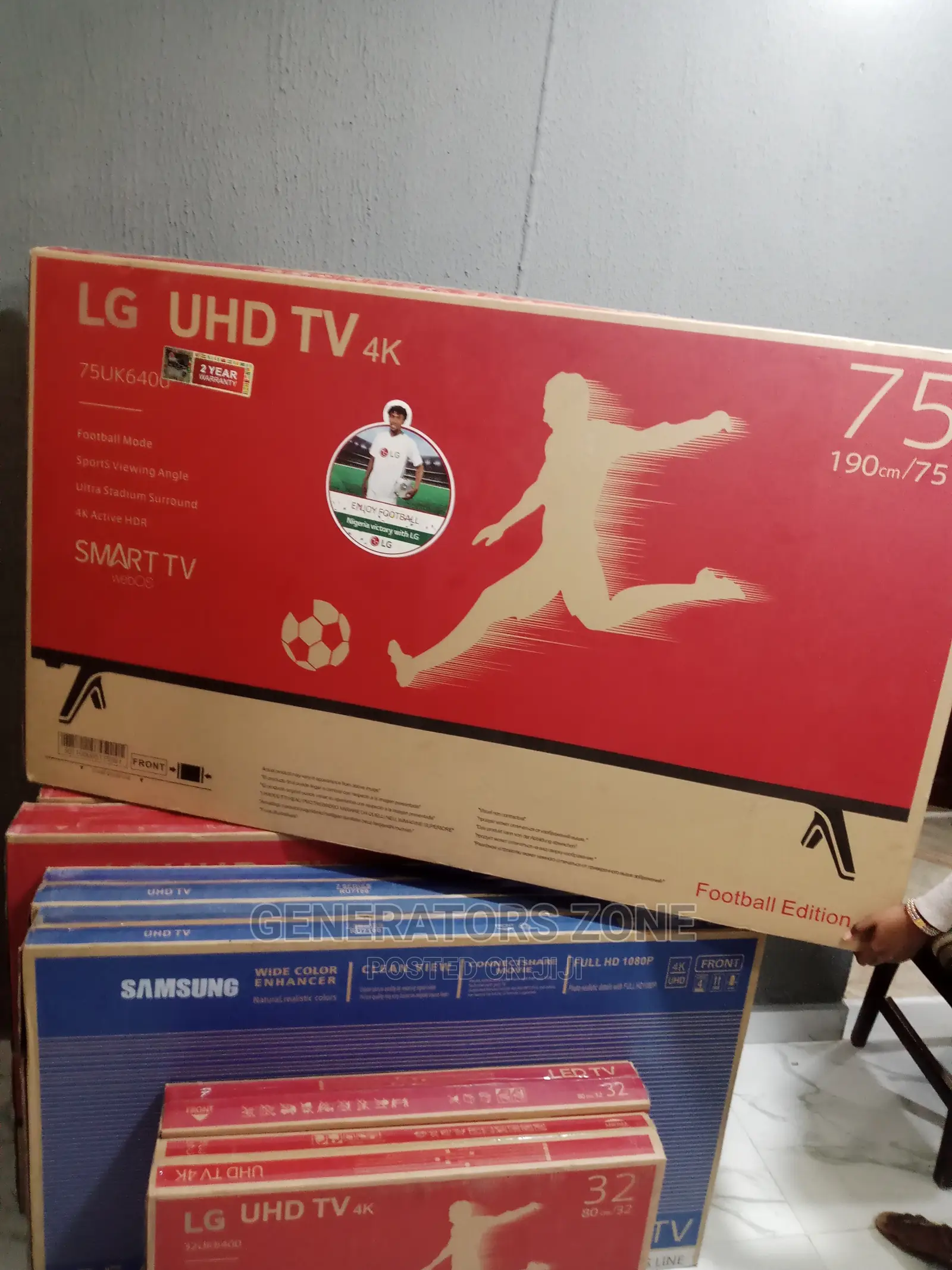 LG Brand New 75 Smart TV With Youtube and Netflix