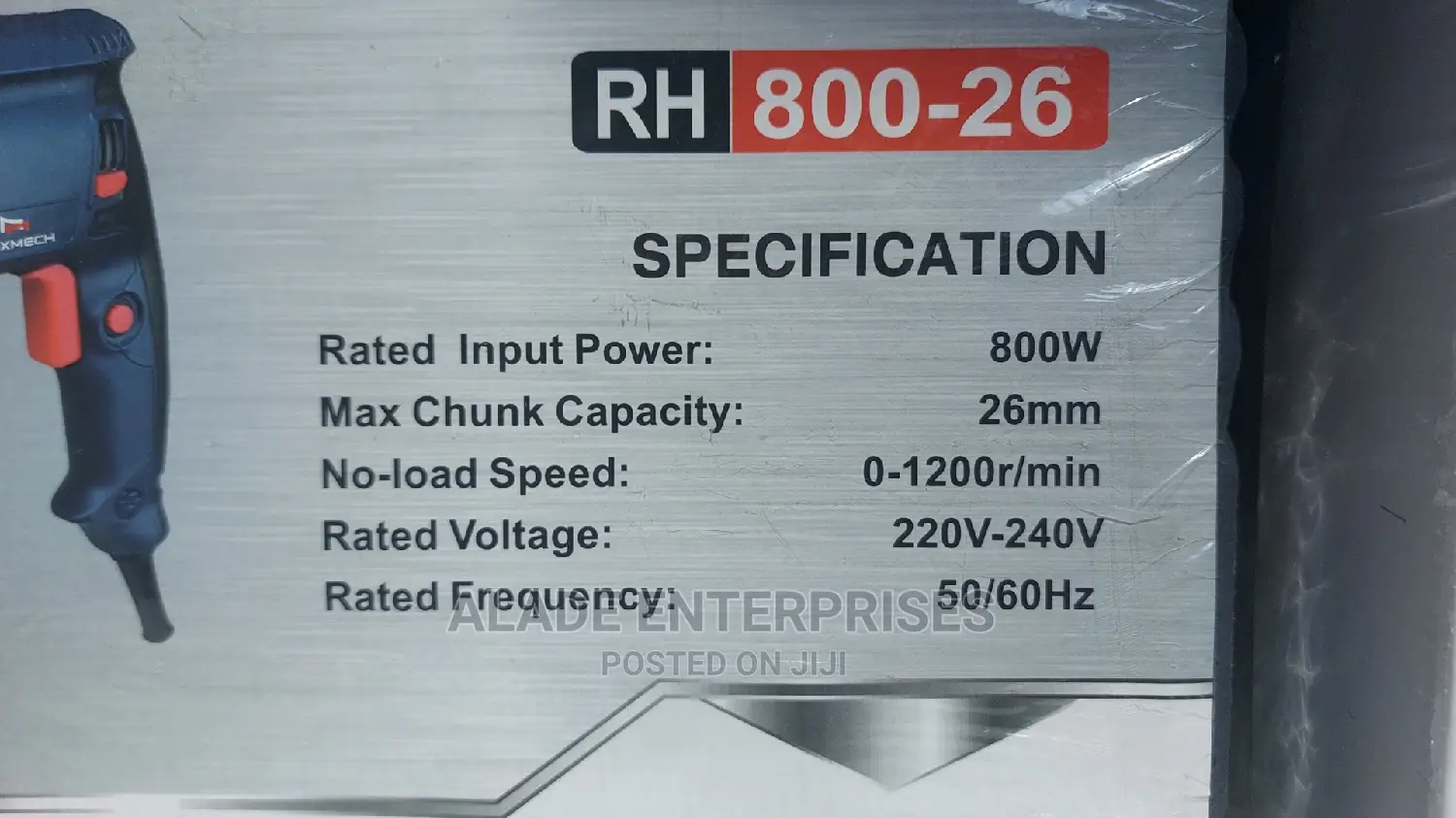 Maxmech Rotary Hammer Rh 800-26
