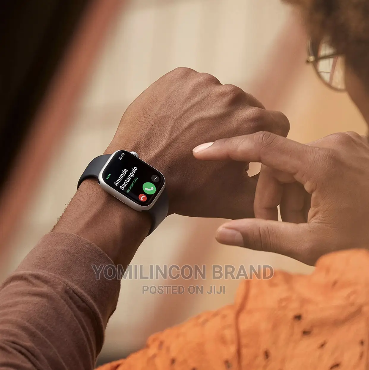 Apple Watch Series 8 GPS 45mm Midnight Aluminium Case.