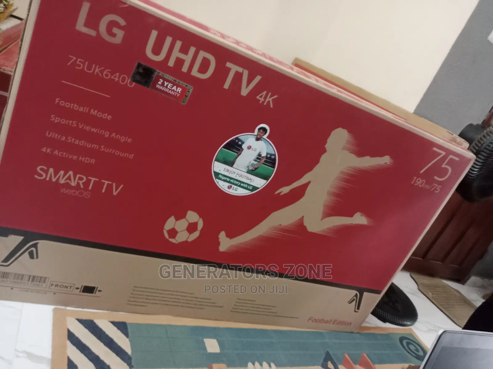 LG Smart Standard Tv 75'' With 2yr Warranty, Youtube,Netflix