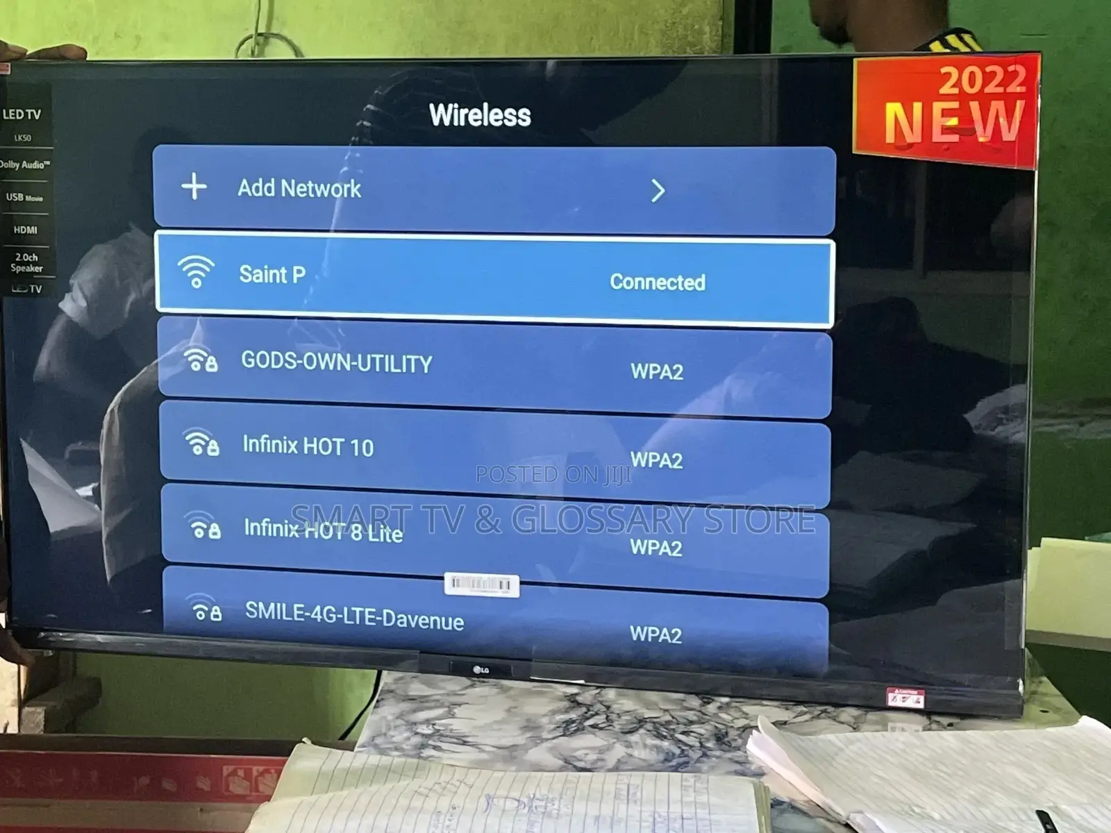 Lg 55 Android Television Wi-Fi and Hotspot Mirror Cast