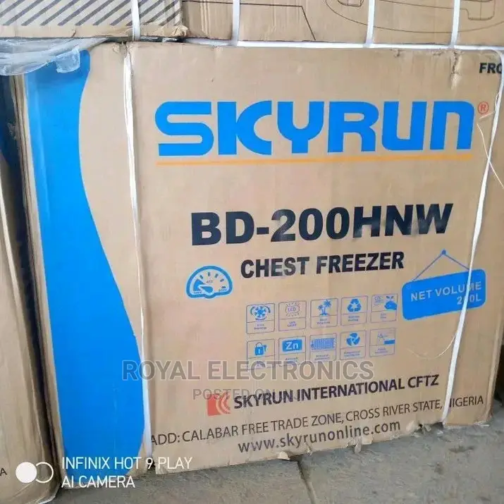 Original Skyrun(Bd-200hnw) 200 Litres Chest Freezer