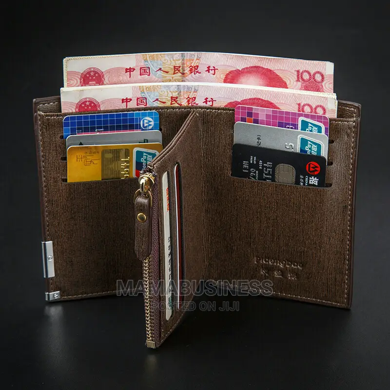 Mens Quality Leather Zipped Wallet