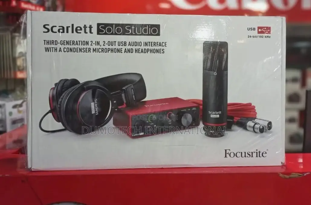 Focusrite Scarlett Solo Studio 3rd Gen Audio Interface