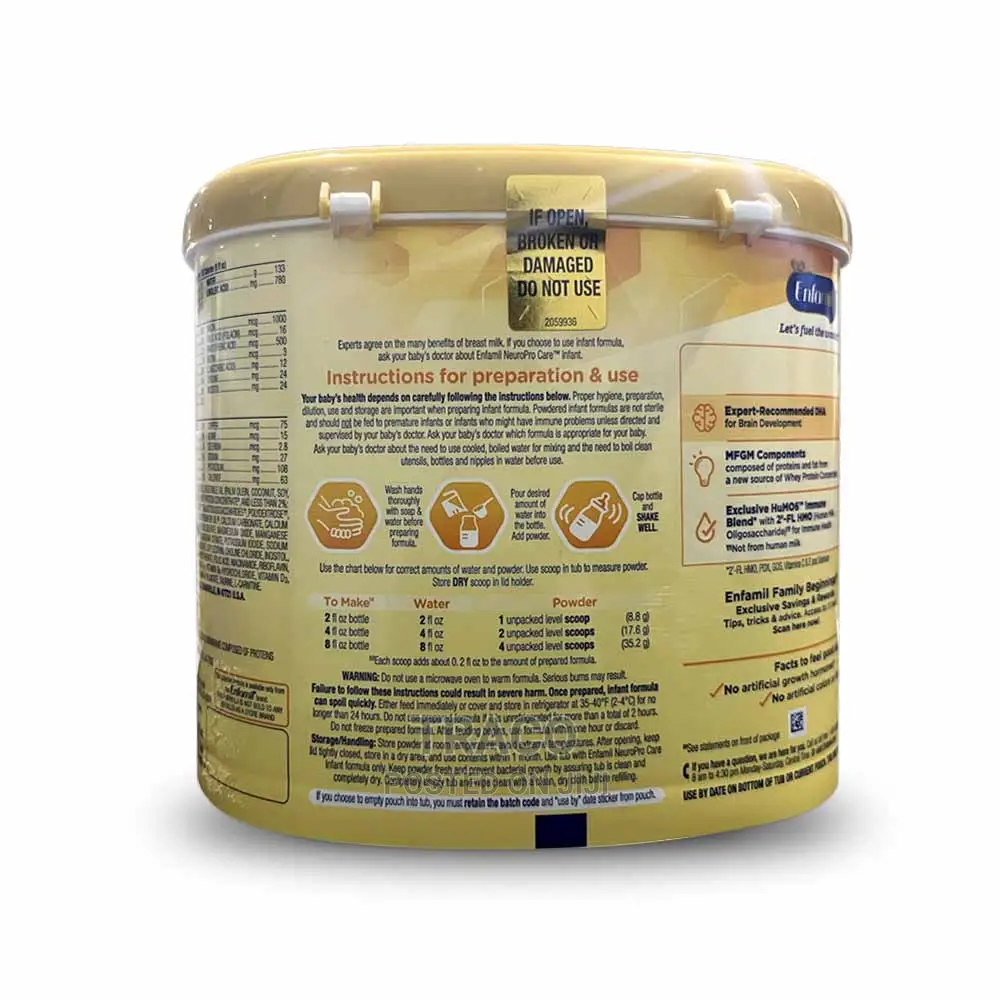 ENFAMIL NEURO PRO CARE Infant Formula 0-12 Months- 587gms