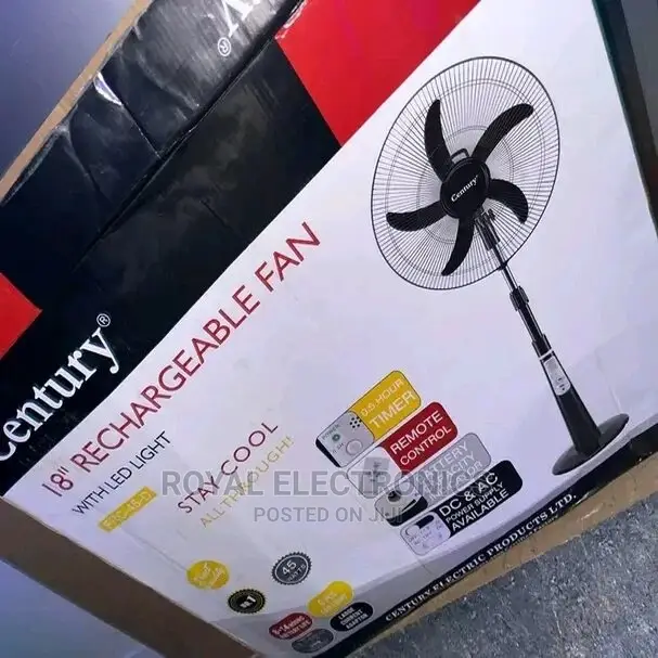 Century 18 Inches Rechargeable Fan