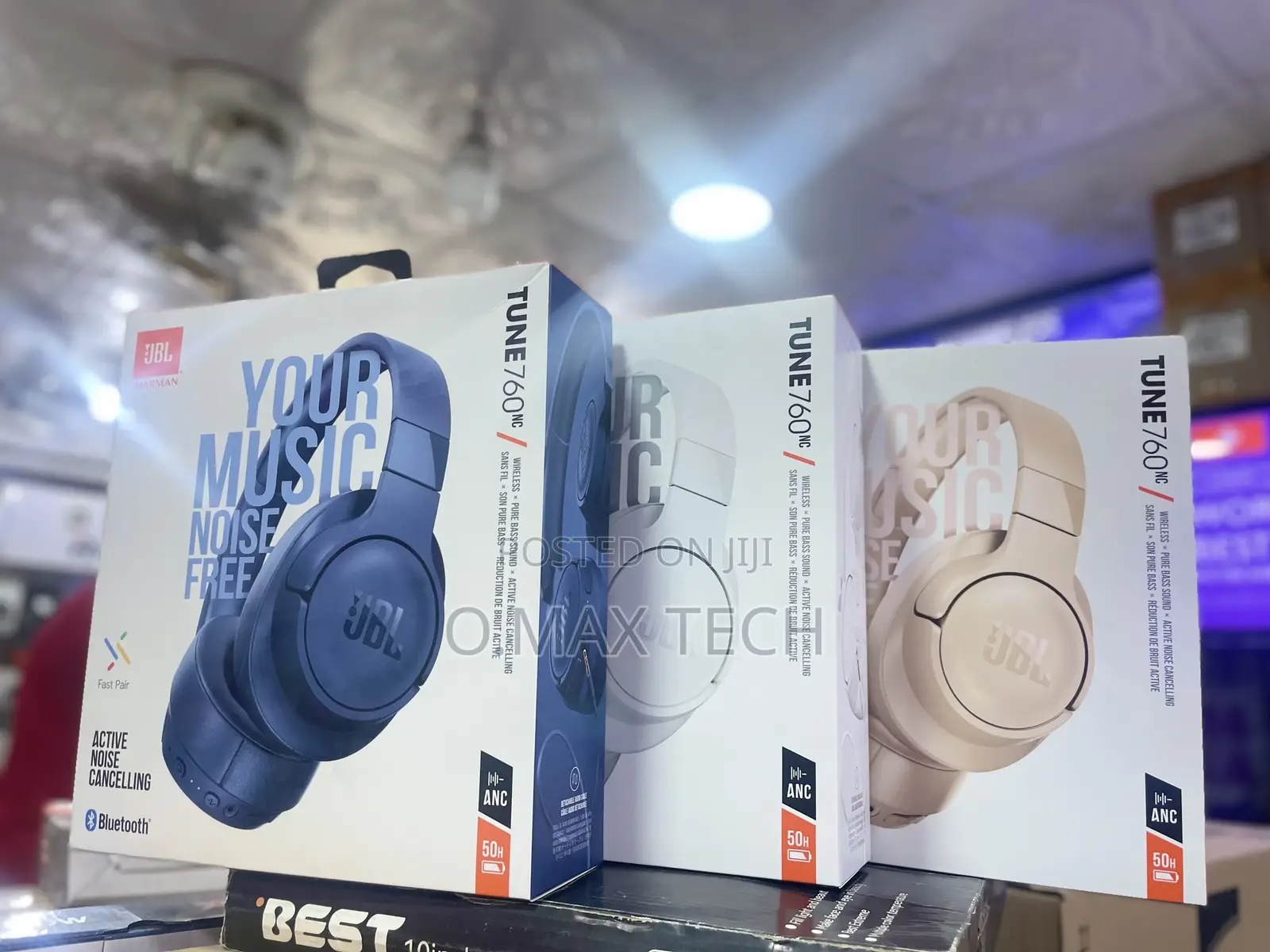 Jbl Tune 760nc Wireless Over-ear Anc Bluetooth