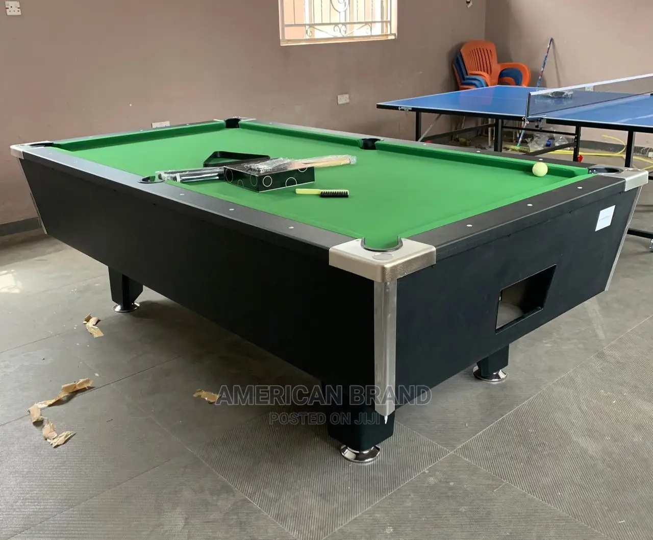 British American Fit Imported 8/7feet Coin Operated Snooker