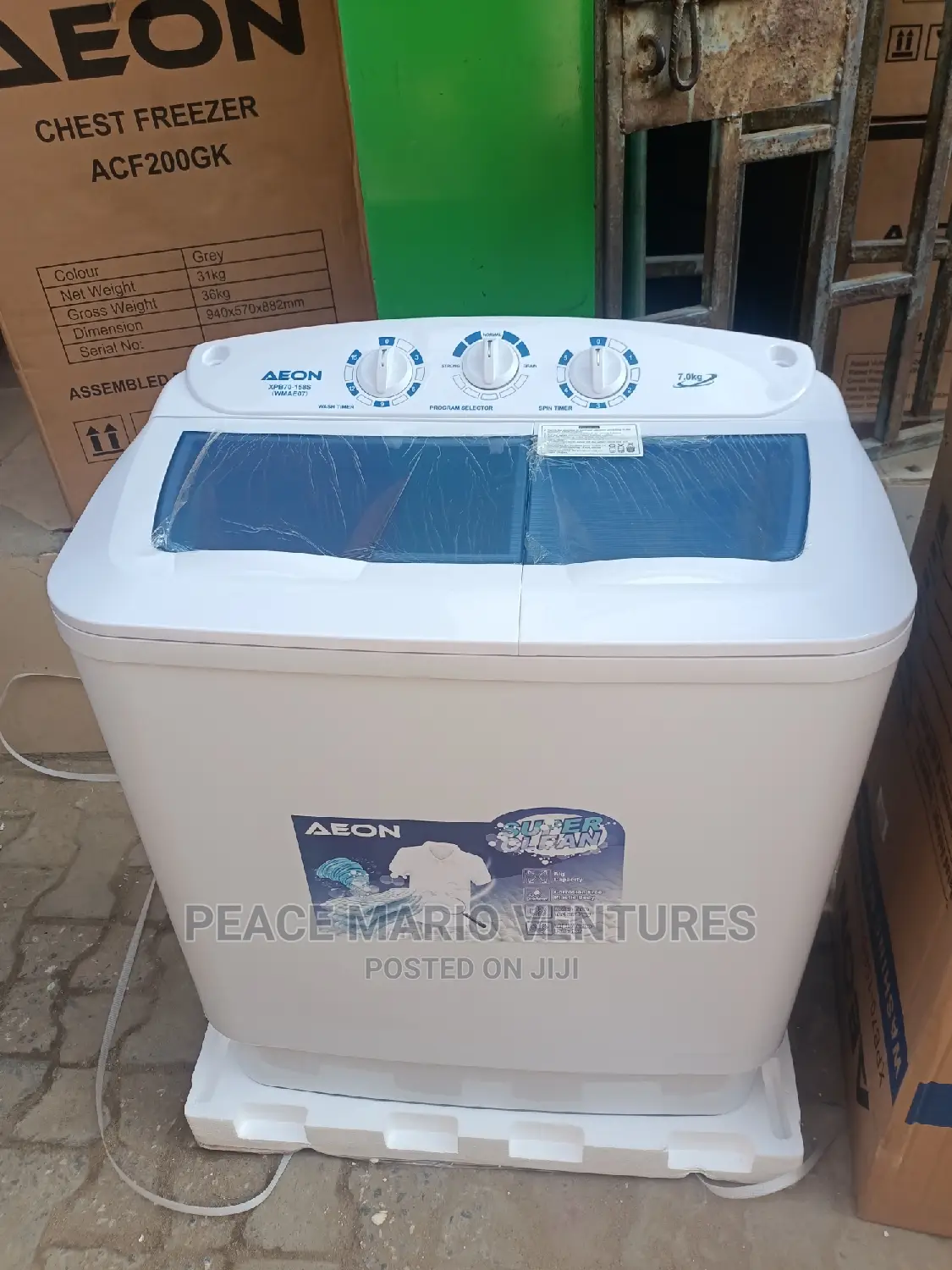 Aeon Washing and Spinning Machine 7kg With 2years Warranty