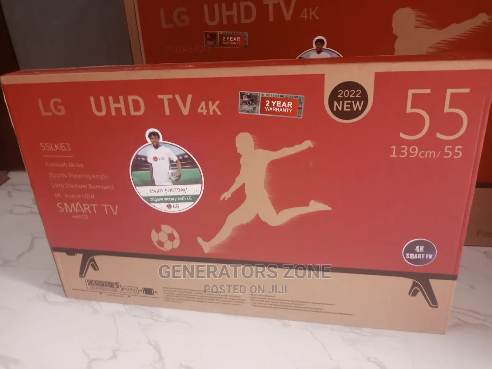 Brand New 55'' LG Smart Tv+ Youtube and Netflix