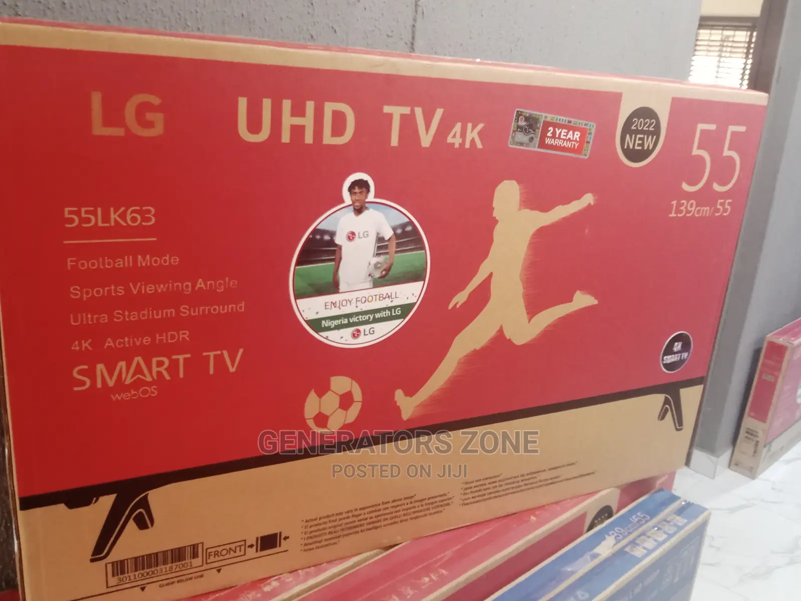 55'' Brand New LG Smart TV + Youtube and Netflix