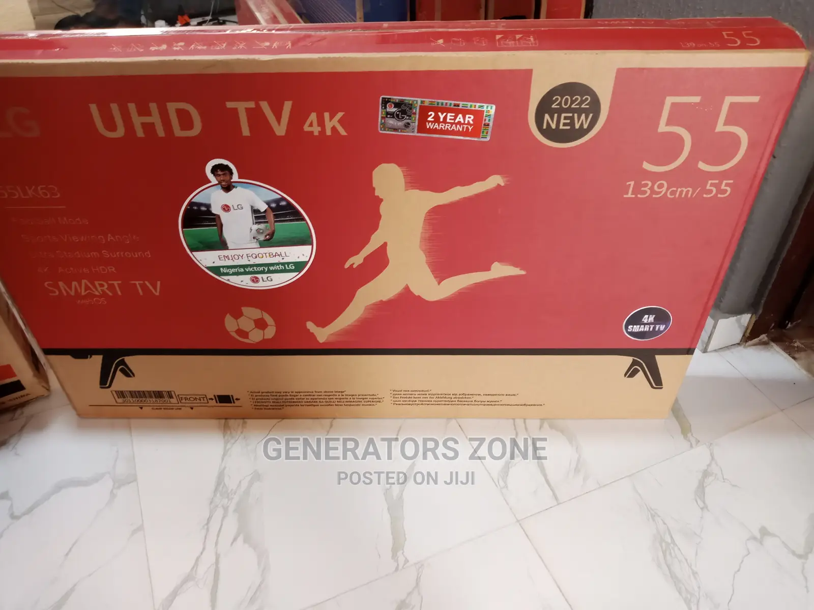 Brand New Standard LG Smart 55'' Tv+ Netflix and Youtube