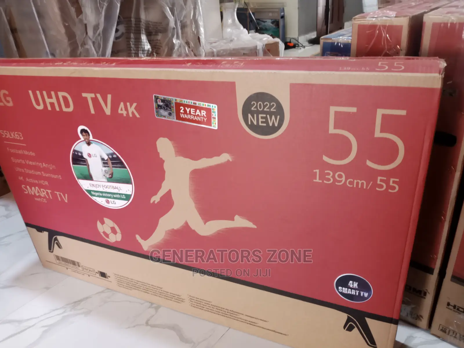 55'' Smart LG TV Brand New + Youtube and Netflix