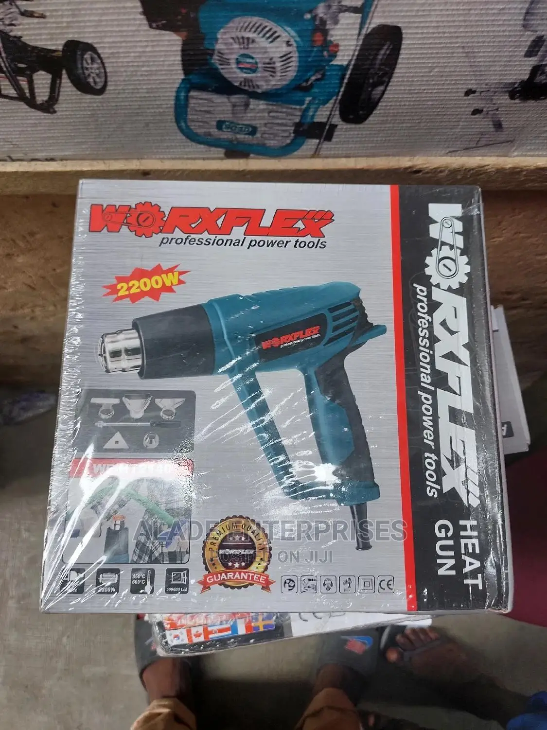 Heat Gun With Accessories 2200w