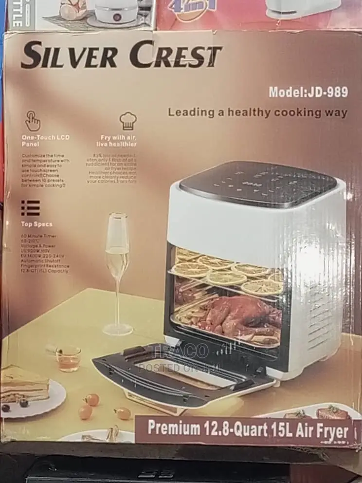 Silver Crest New Design 15l Large Capacity Air Fryer Oven