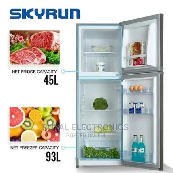 Latest Skyrun(Bcd-138m) 138-litres Double Door Refrigerator